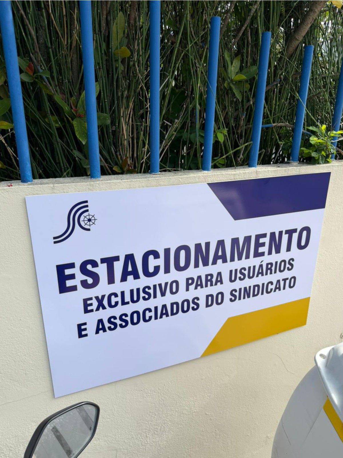 Placa em PVC de estacionamento exclusivo